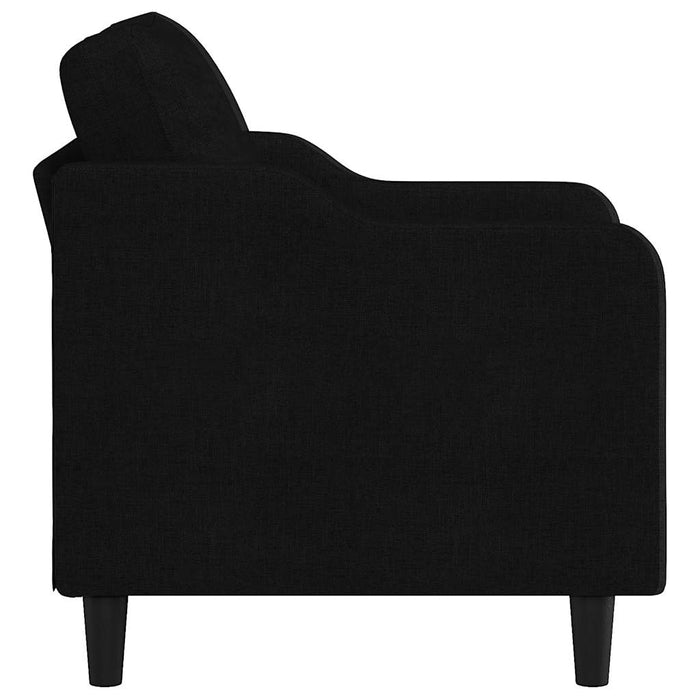 Fotoliu canapea, negru, 60 cm, material textil - WALTI WALTI