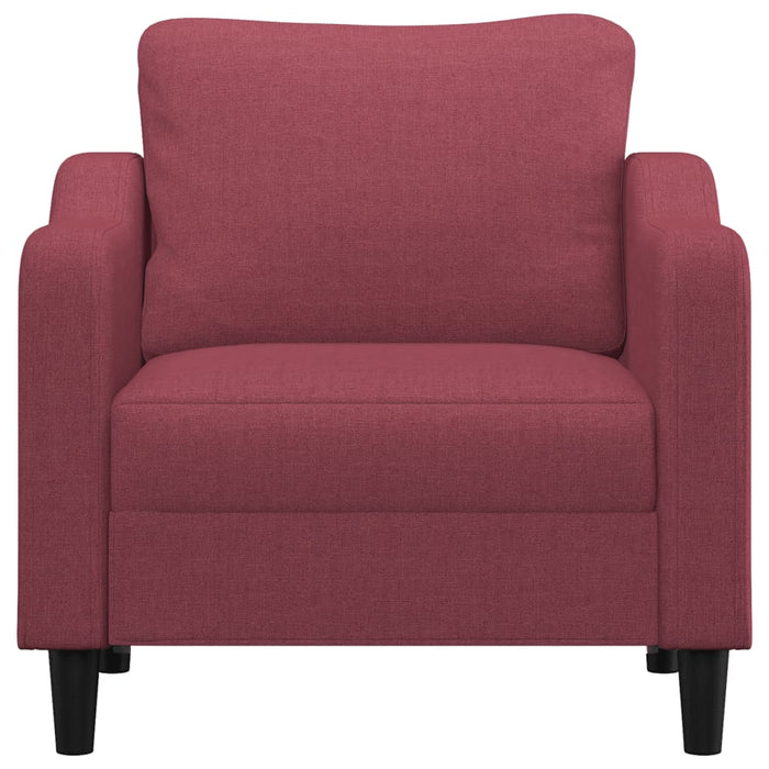 Fotoliu canapea, roșu vin, 60 cm, material textil - WALTI WALTI