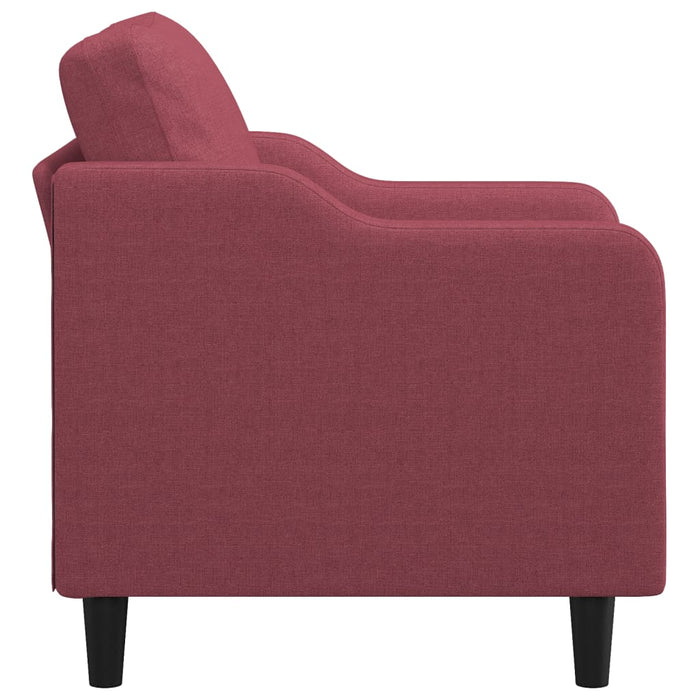 Fotoliu canapea, roșu vin, 60 cm, material textil - WALTI WALTI