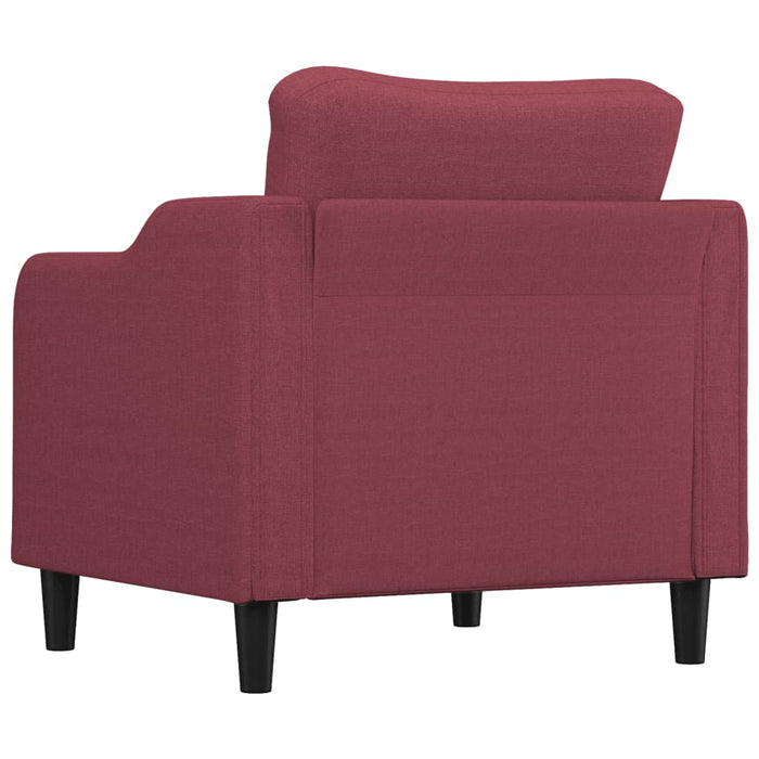 Fotoliu canapea, roșu vin, 60 cm, material textil - WALTI WALTI