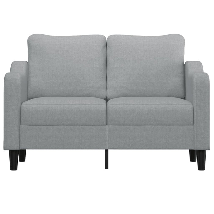 Canapea cu 2 locuri, gri deschis, 120 cm, material textil - WALTI WALTI