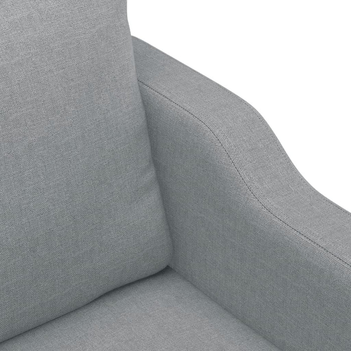 Canapea cu 2 locuri, gri deschis, 120 cm, material textil - WALTI WALTI