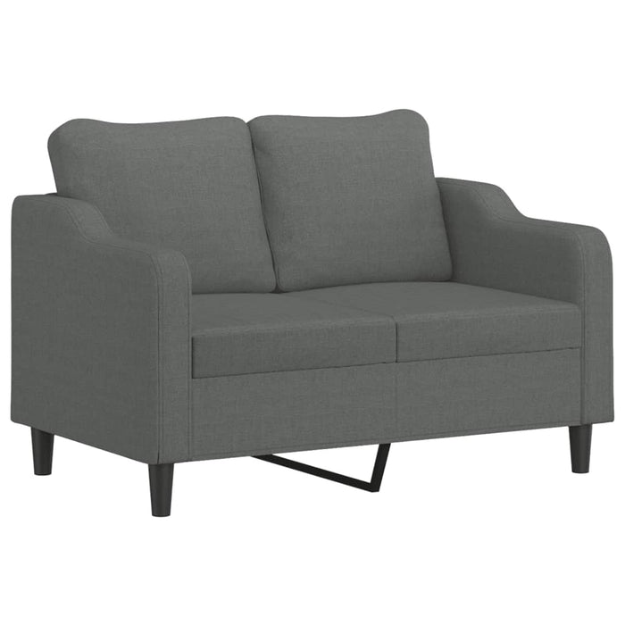 Canapea cu 2 locuri, gri închis, 120 cm, material textil - WALTI WALTI