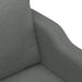 Canapea cu 2 locuri, gri închis, 120 cm, material textil - WALTI WALTI