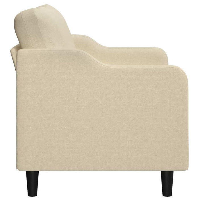 Canapea cu 2 locuri, crem, 120 cm, material textil - WALTI WALTI