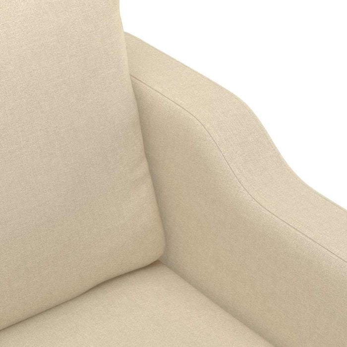 Canapea cu 2 locuri, crem, 120 cm, material textil - WALTI WALTI