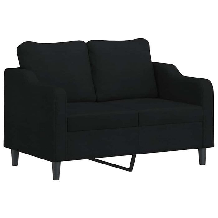 Canapea cu 2 locuri, negru, 120 cm, material textil - WALTI WALTI