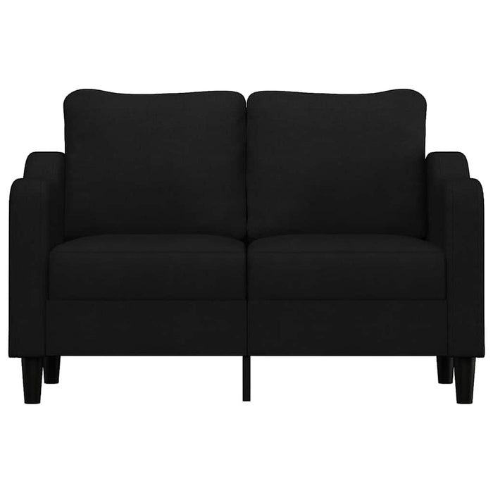 Canapea cu 2 locuri, negru, 120 cm, material textil - WALTI WALTI