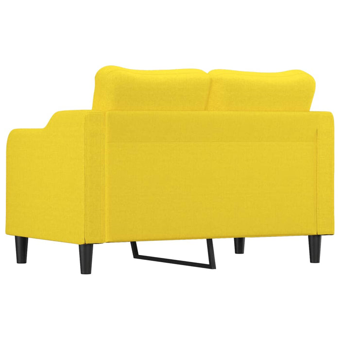 Canapea cu 2 locuri, galben deschis, 120 cm, material textil - WALTI WALTI