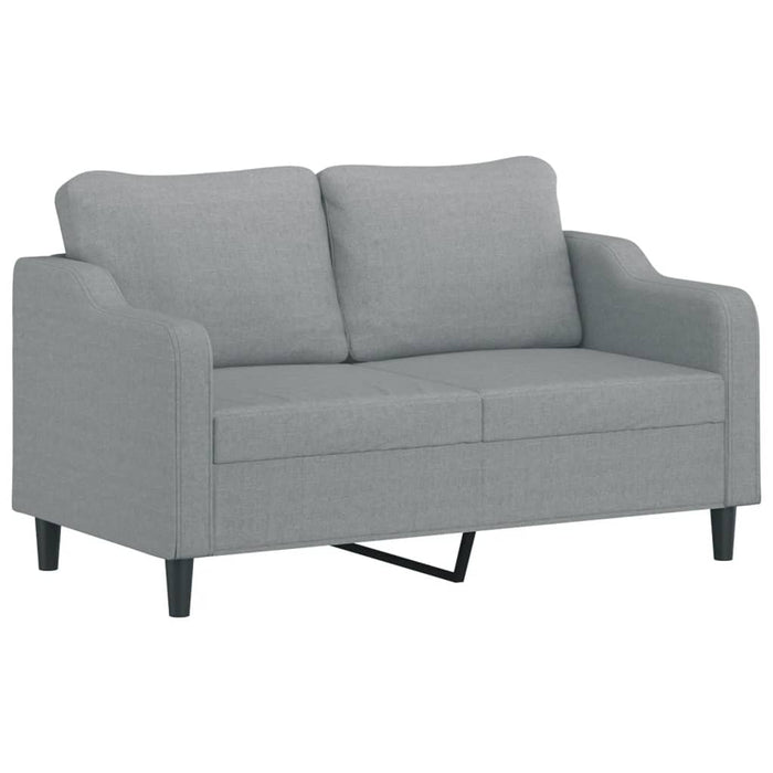 Canapea cu 2 locuri, gri deschis, 140 cm, material textil - WALTI WALTI