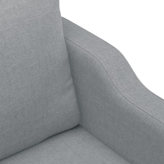 Canapea cu 2 locuri, gri deschis, 140 cm, material textil - WALTI WALTI