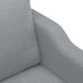 Canapea cu 2 locuri, gri deschis, 140 cm, material textil - WALTI WALTI