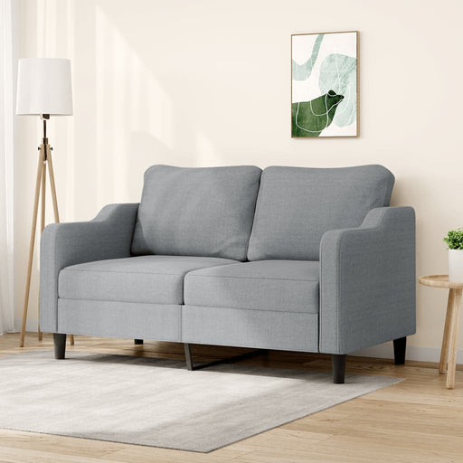 Canapea cu 2 locuri, gri deschis, 140 cm, material textil - WALTI WALTI