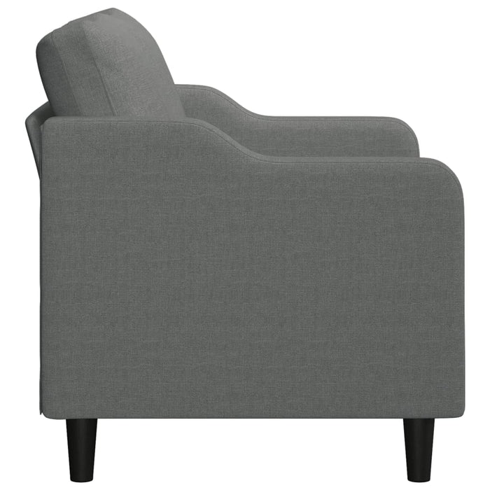 Canapea cu 2 locuri, gri închis, 140 cm, material textil - WALTI WALTI