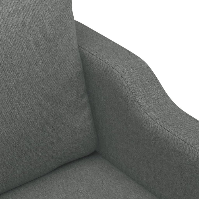 Canapea cu 2 locuri, gri închis, 140 cm, material textil - WALTI WALTI