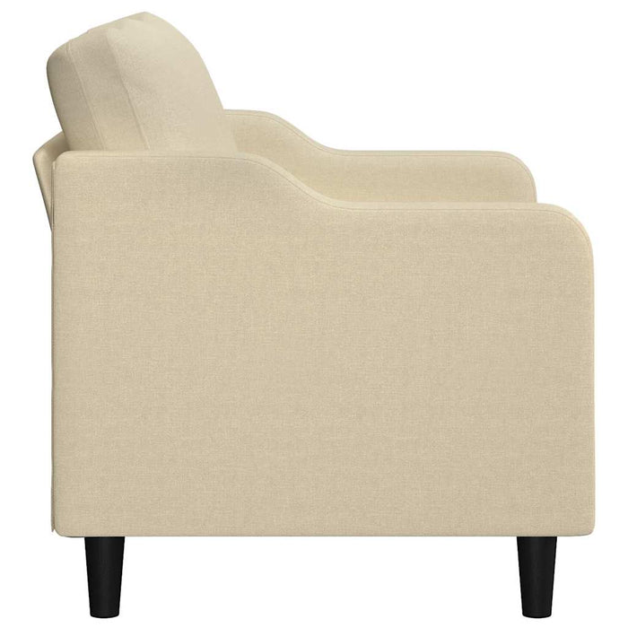 Canapea cu 2 locuri, crem, 140 cm, material textil - WALTI WALTI