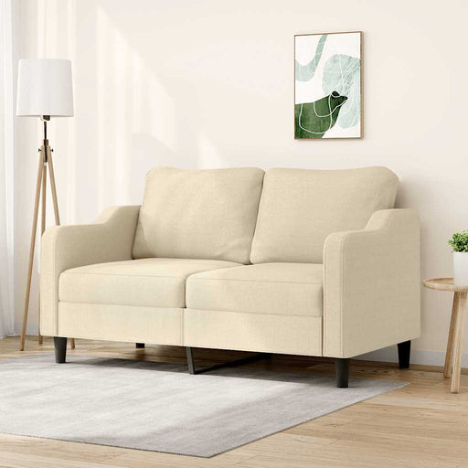 Canapea cu 2 locuri, crem, 140 cm, material textil - WALTI WALTI