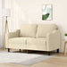 Canapea cu 2 locuri, crem, 140 cm, material textil - WALTI WALTI