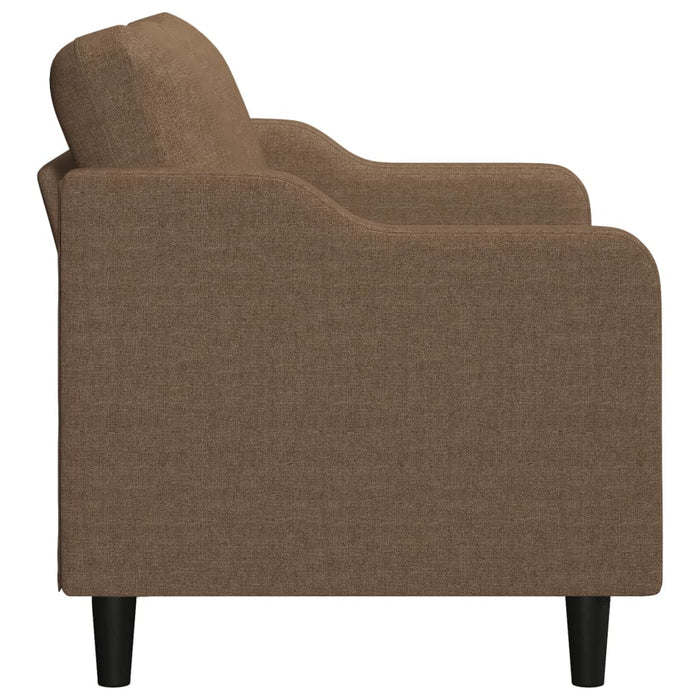 Canapea cu 2 locuri, maro, 140 cm, material textil - WALTI WALTI