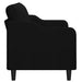 Canapea cu 2 locuri, negru, 140 cm, material textil - WALTI WALTI