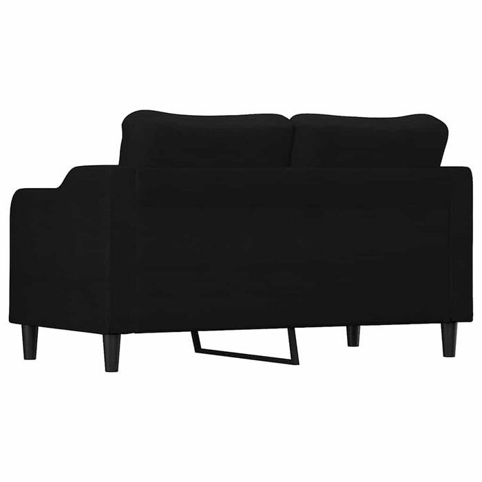 Canapea cu 2 locuri, negru, 140 cm, material textil - WALTI WALTI