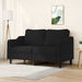 Canapea cu 2 locuri, negru, 140 cm, material textil - WALTI WALTI