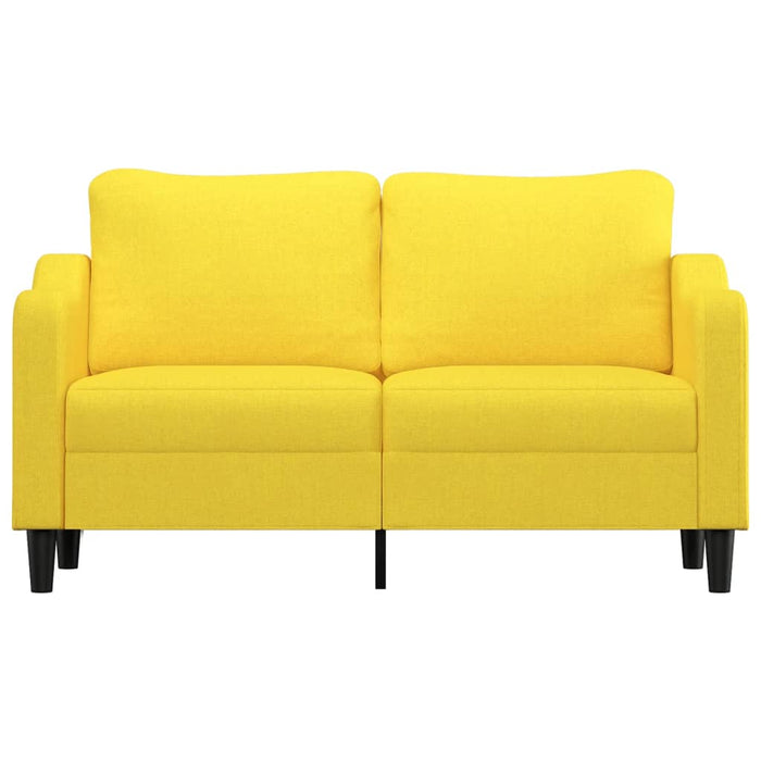 Canapea cu 2 locuri, galben deschis, 140 cm, material textil - WALTI WALTI