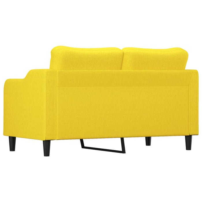 Canapea cu 2 locuri, galben deschis, 140 cm, material textil - WALTI WALTI