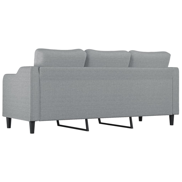 Canapea cu 3 locuri, gri deschis, material 180CM textil WALTI