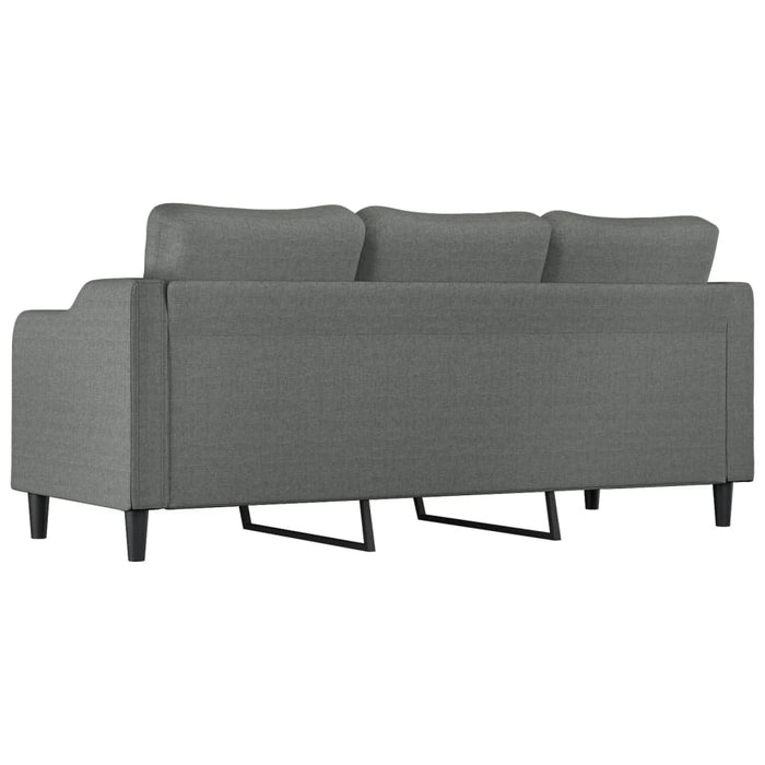 Canapea cu 3 locuri, gri închis, 180 cm, material textil - WALTI WALTI