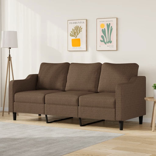 Canapea cu 3 locuri, maro, 180 cm, material textil - WALTI WALTI