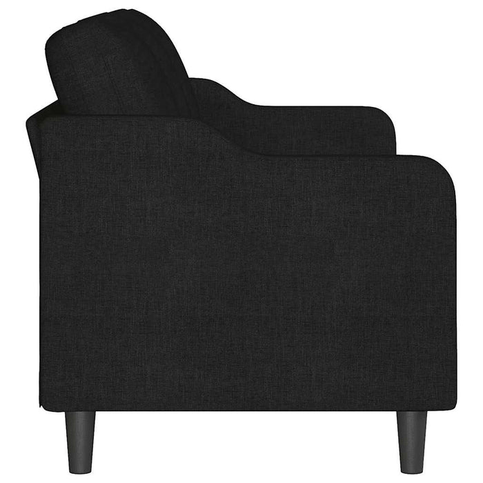 Canapea cu 3 locuri, negru, 180 cm, material textil - WALTI WALTI
