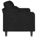 Canapea cu 3 locuri, negru, 180 cm, material textil - WALTI WALTI