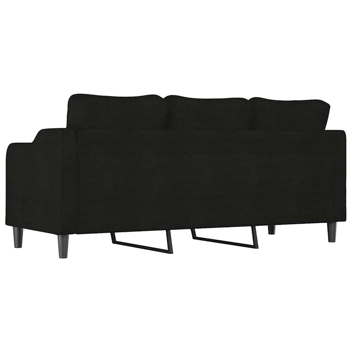 Canapea cu 3 locuri, negru, 180 cm, material textil - WALTI WALTI