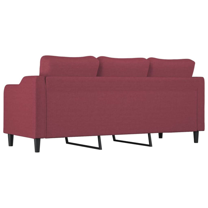 Canapea cu 3 locuri, roșu vin, 180 cm, material textil - WALTI WALTI