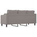 Canapea cu 3 locuri, taupe, 180 cm, material textil - WALTI WALTI
