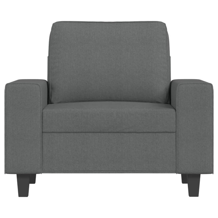 Fotoliu canapea, gri închis, 60 cm, material textil - WALTI WALTI