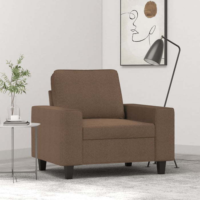 Fotoliu canapea, maro, 60 cm, material textil - WALTI WALTI
