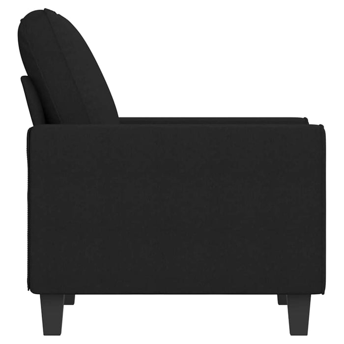 Fotoliu canapea, negru, 60 cm, material textil - WALTI WALTI