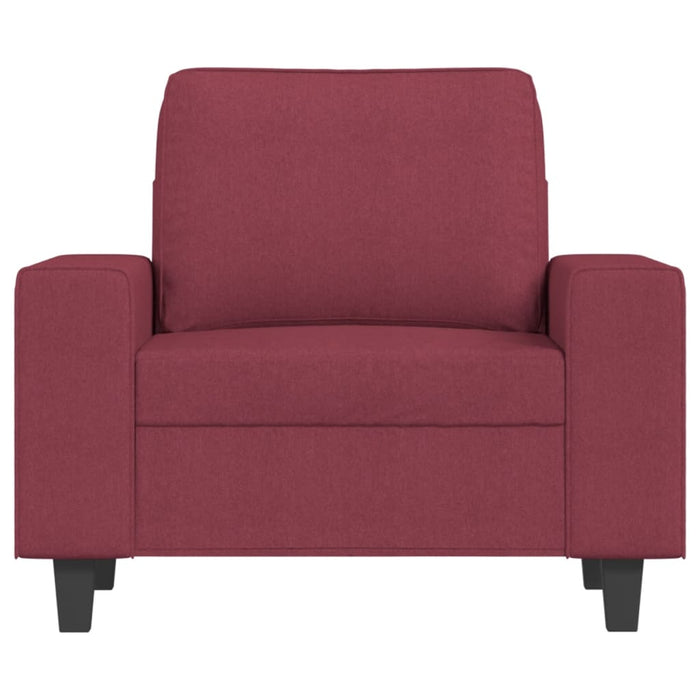 Fotoliu canapea, roșu vin, 60 cm, material textil - WALTI WALTI