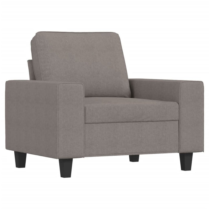 Fotoliu canapea, gri taupe, 60 cm, material textil - WALTI WALTI