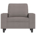 Fotoliu canapea, gri taupe, 60 cm, material textil - WALTI WALTI