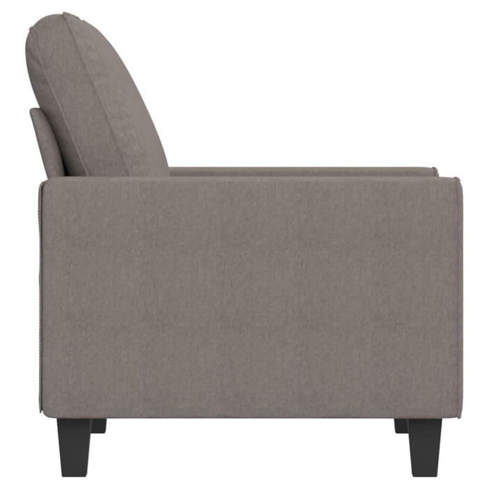 Fotoliu canapea, gri taupe, 60 cm, material textil - WALTI WALTI