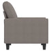 Fotoliu canapea, gri taupe, 60 cm, material textil - WALTI WALTI
