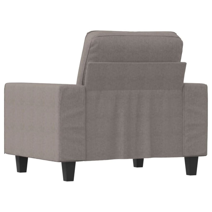 Fotoliu canapea, gri taupe, 60 cm, material textil - WALTI WALTI
