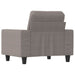 Fotoliu canapea, gri taupe, 60 cm, material textil - WALTI WALTI