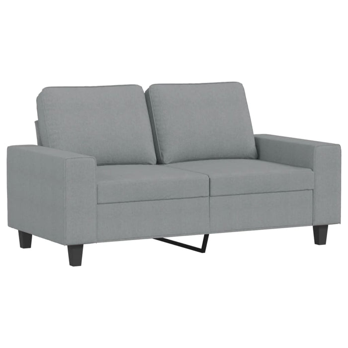 Canapea cu 2 locuri, gri deschis, 120 cm, material textil WALTI