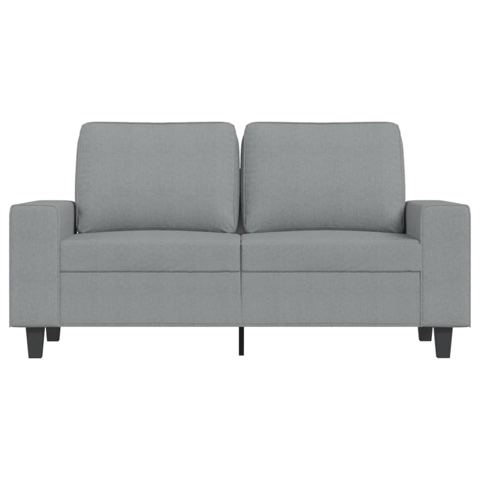 Canapea cu 2 locuri, gri deschis, 120 cm, material textil WALTI
