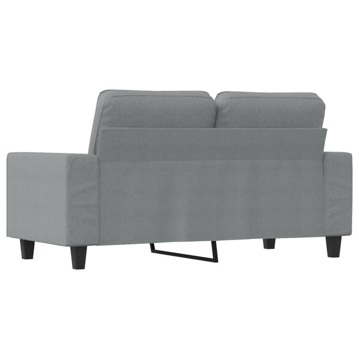 Canapea cu 2 locuri, gri deschis, 120 cm, material textil WALTI