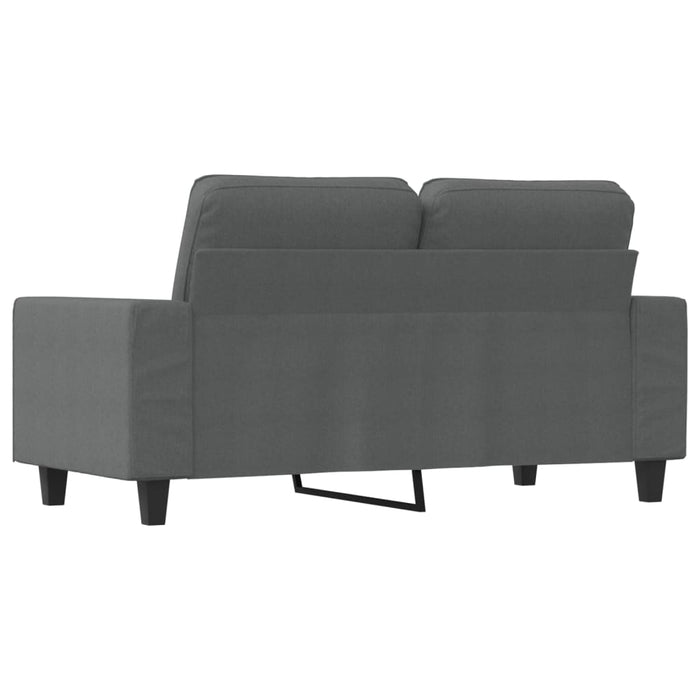 Canapea cu 2 locuri, gri închis, 120 cm, material textil WALTI